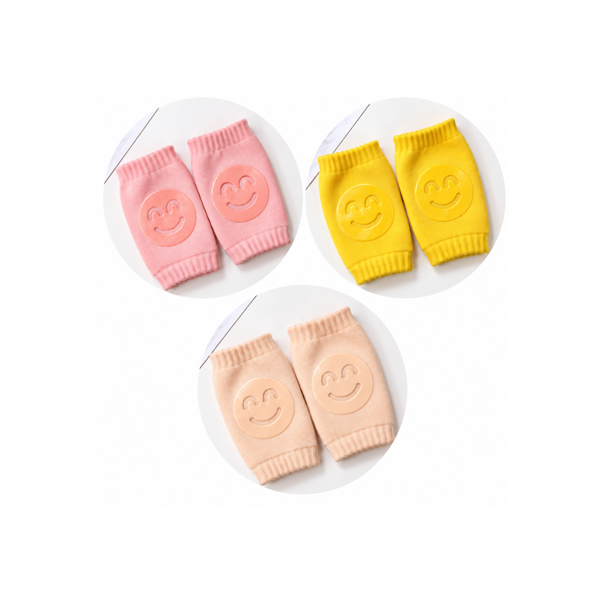 Toddler Knee Pads|Anti-Slip Cotton Baby Socks with Knee Protection (6–24 Months)
