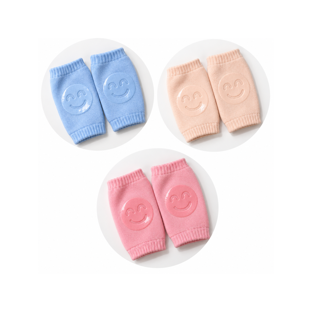 Toddler Knee Pads|Anti-Slip Cotton Baby Socks with Knee Protection (6–24 Months)