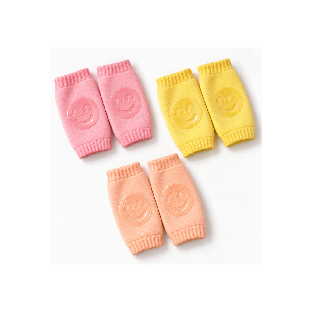 Toddler Knee Pads|Anti-Slip Cotton Baby Socks with Knee Protection (6–24 Months)